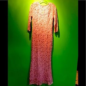 Marina sequined gown in blush.